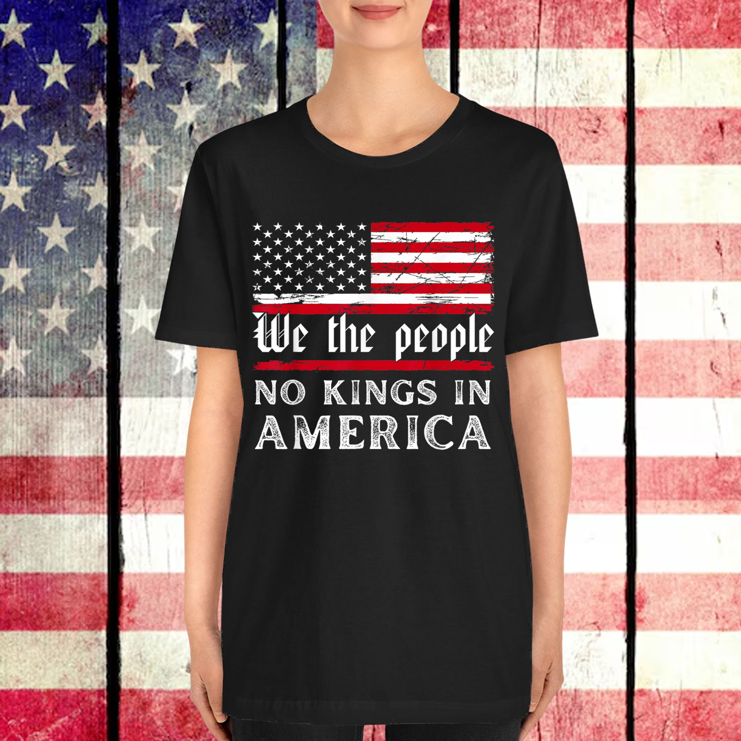 No Kings In America We The People T-Shirt