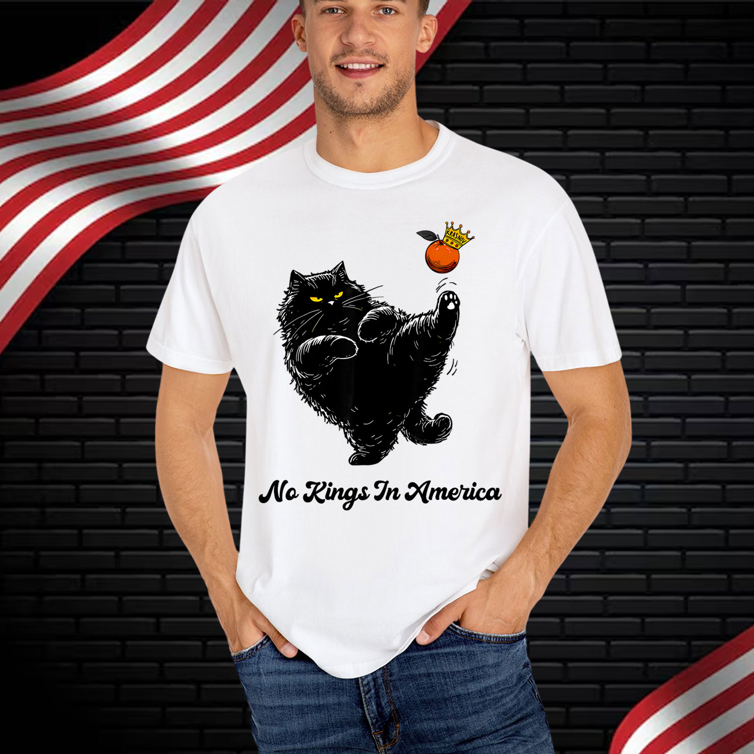 No Kings In America We The People Political For T-Shirt