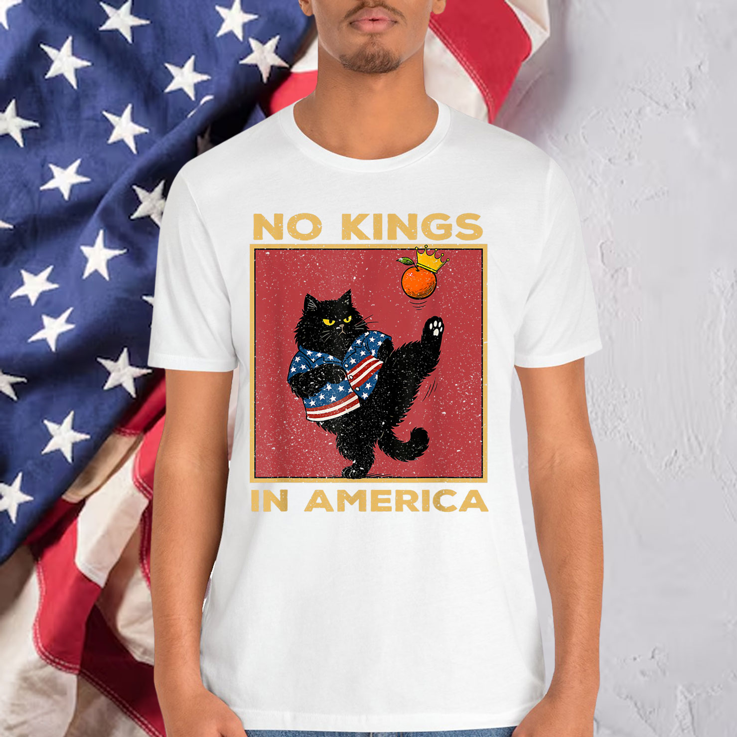 No Kings In America We The People Political For T-Shirt