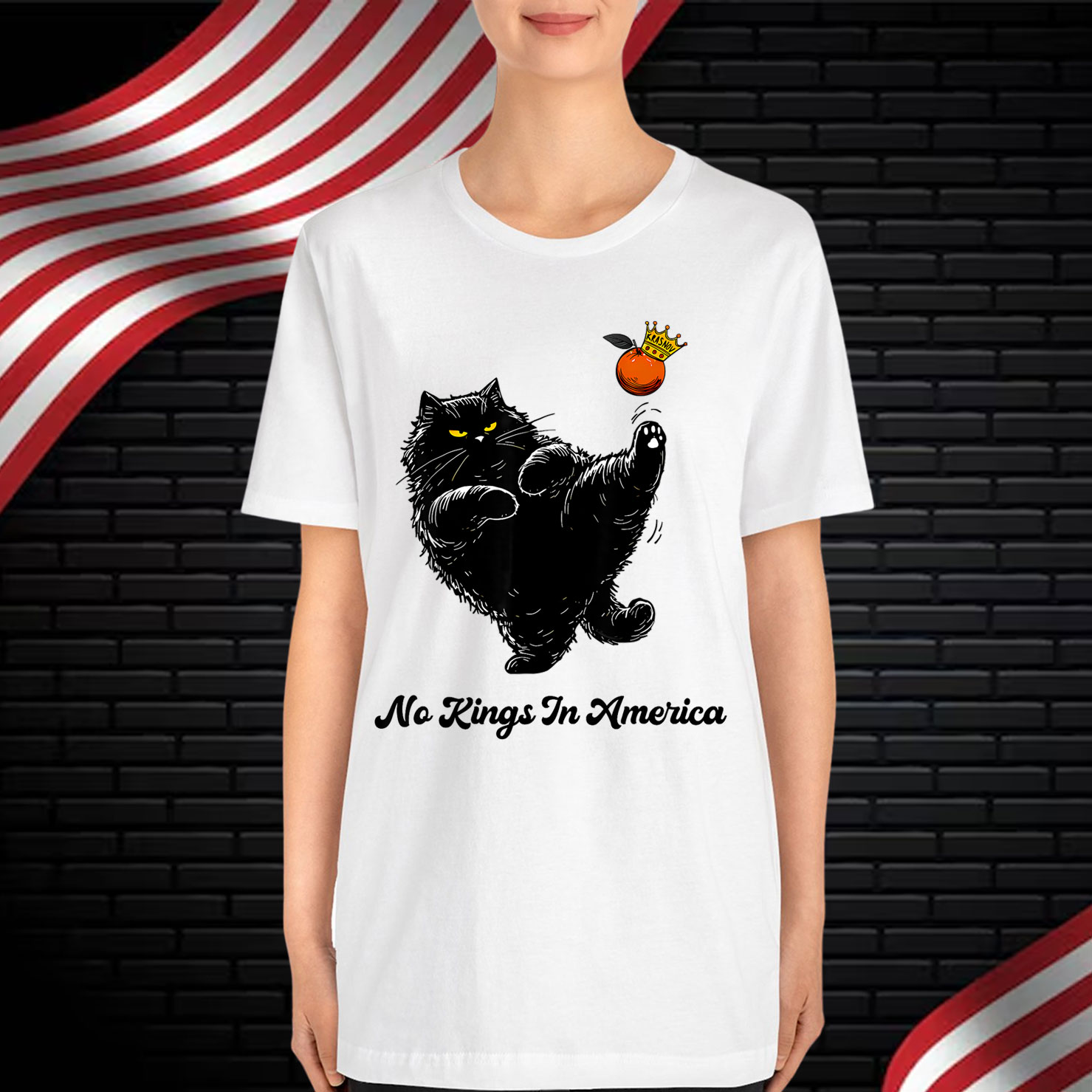 No Kings In America We The People Political For T-Shirt