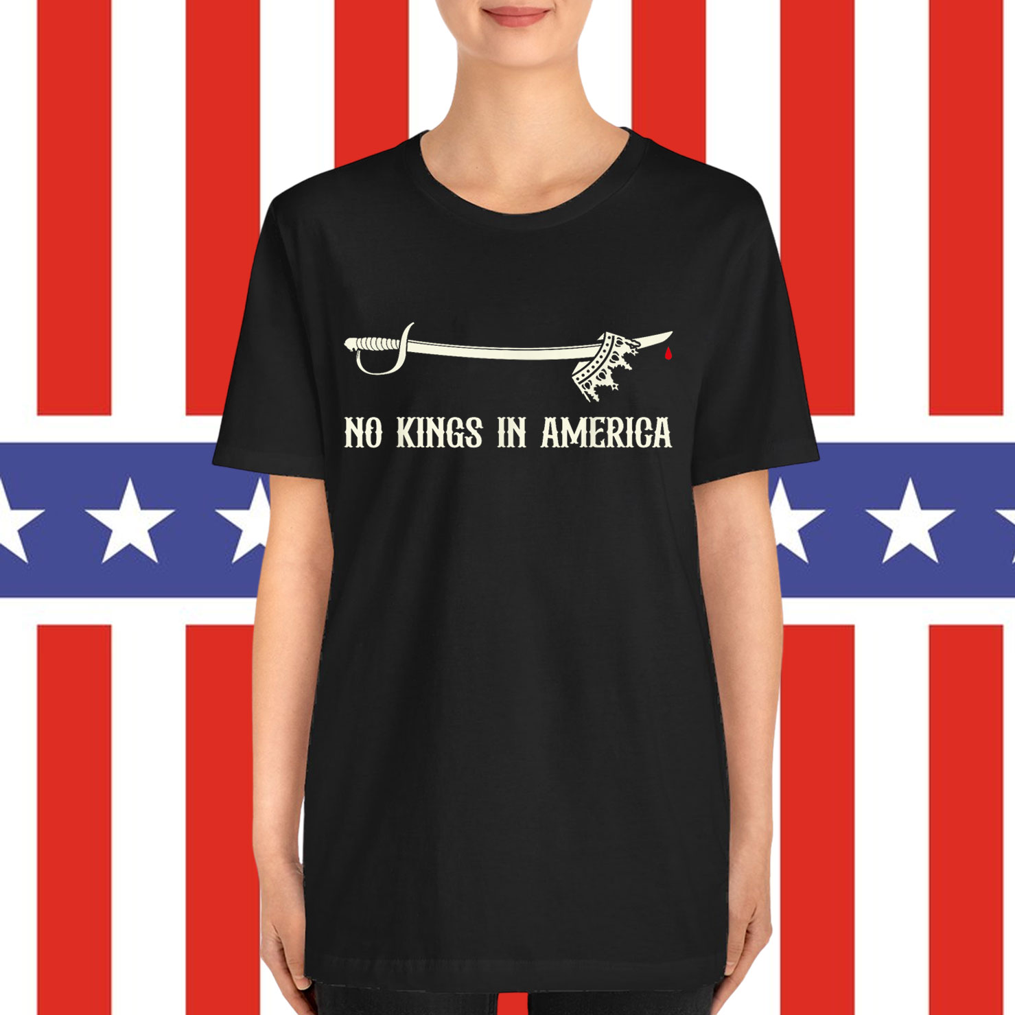 No Kings In America We The People Political Men T-Shirt