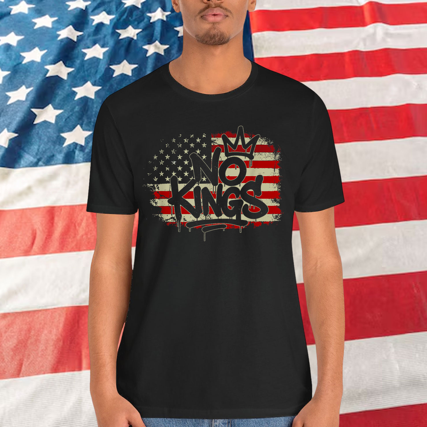 No Kings In America We The People Political USA T-Shirt