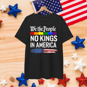 No Kings In America We The People Political T-Shirt