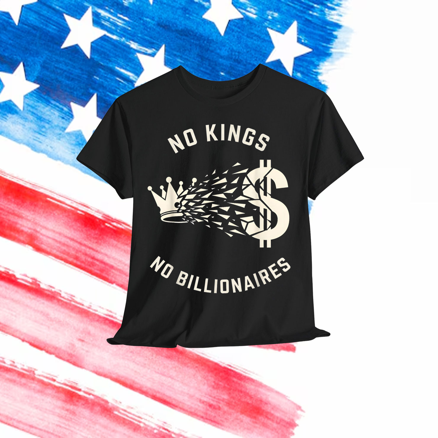 No Kings No Billionaires Anti Oligarchy T-Shirt
