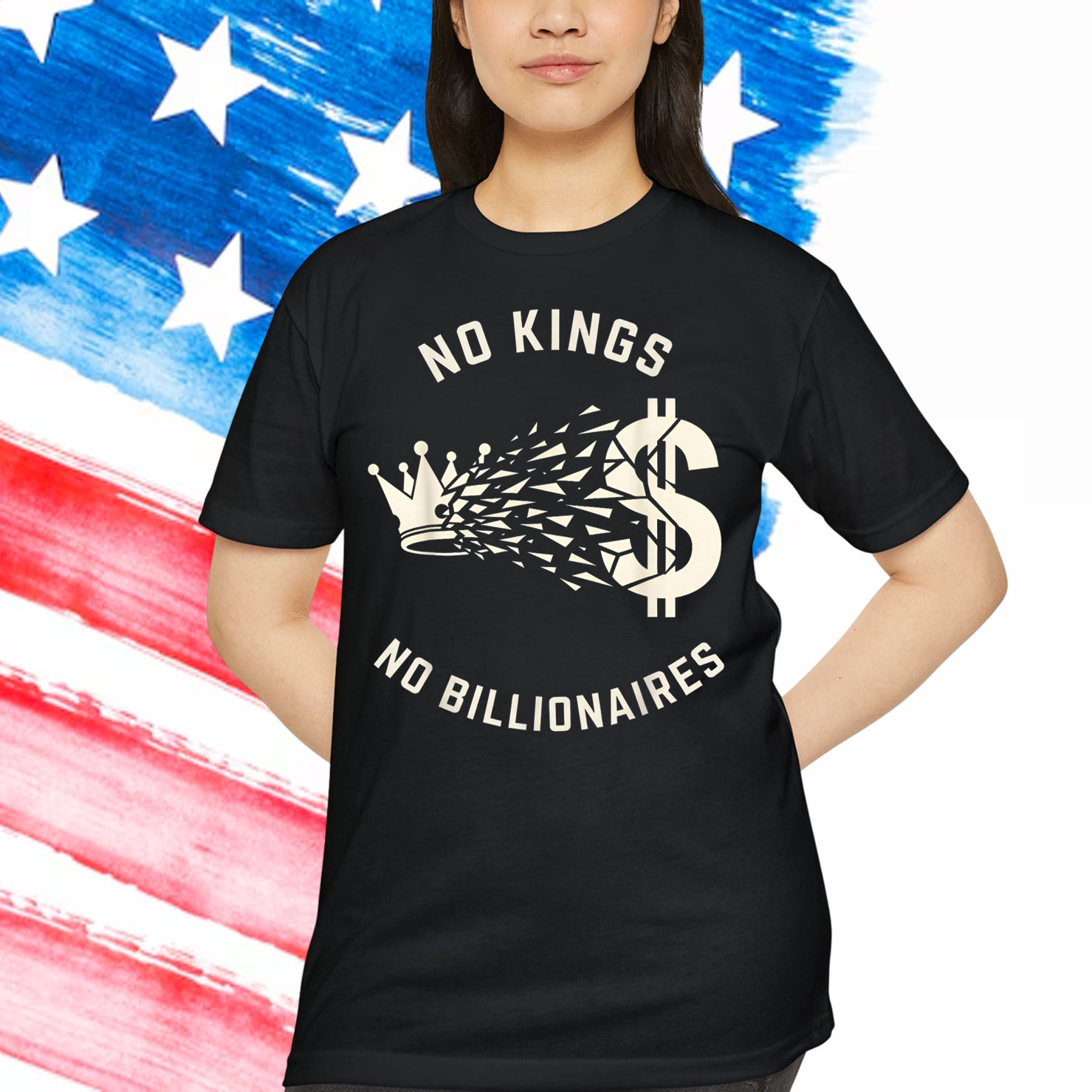 No Kings No Billionaires Anti Oligarchy T-Shirt