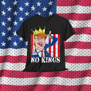 No Kings Presidents Are Not Kings Funny Political Statement T-Shirt