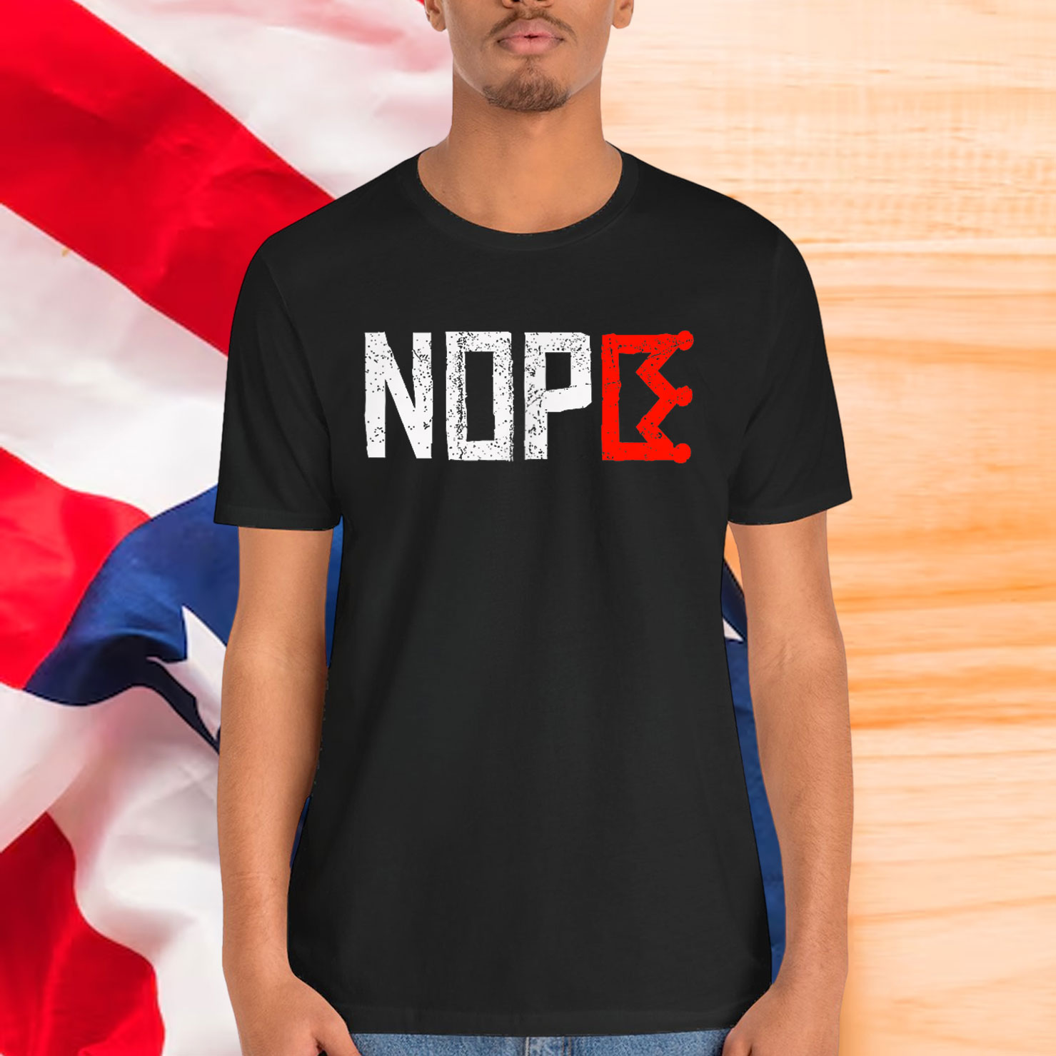 No Kings Protest Sign Vertical T-Shirt