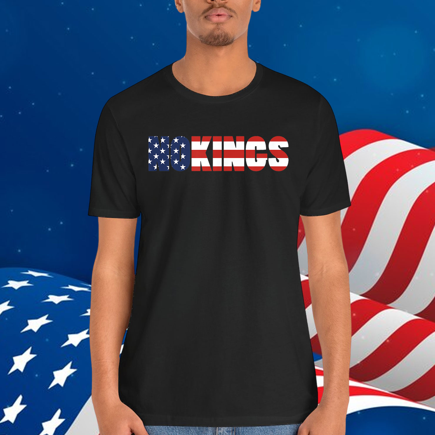 No Kings US Inspired Statement T-Shirt