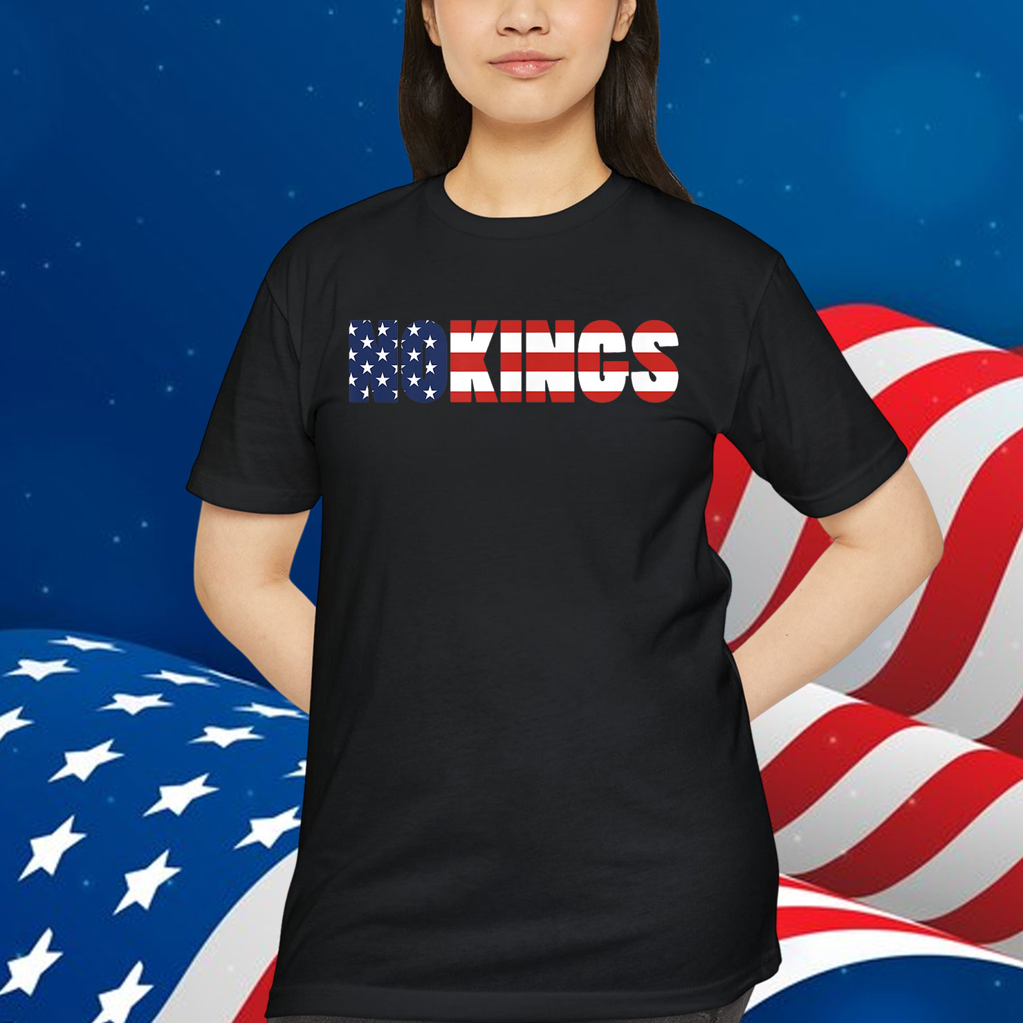 No Kings US Inspired Statement T-Shirt