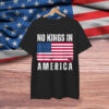 No Kings Vintage Patriotic Freedom Liberty Usa Liberty T-Shirt