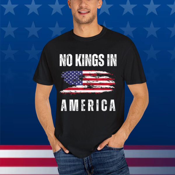 No Kings Vintage Patriotic Freedom Liberty T-Shirt