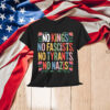 No Kings in America Political Statement T-Shirt