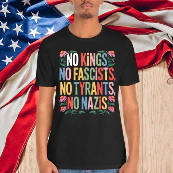 No Kings in America Political Statement T-Shirt