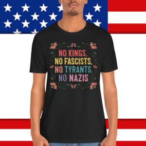 No Kings in America Political Statement T-Shirt