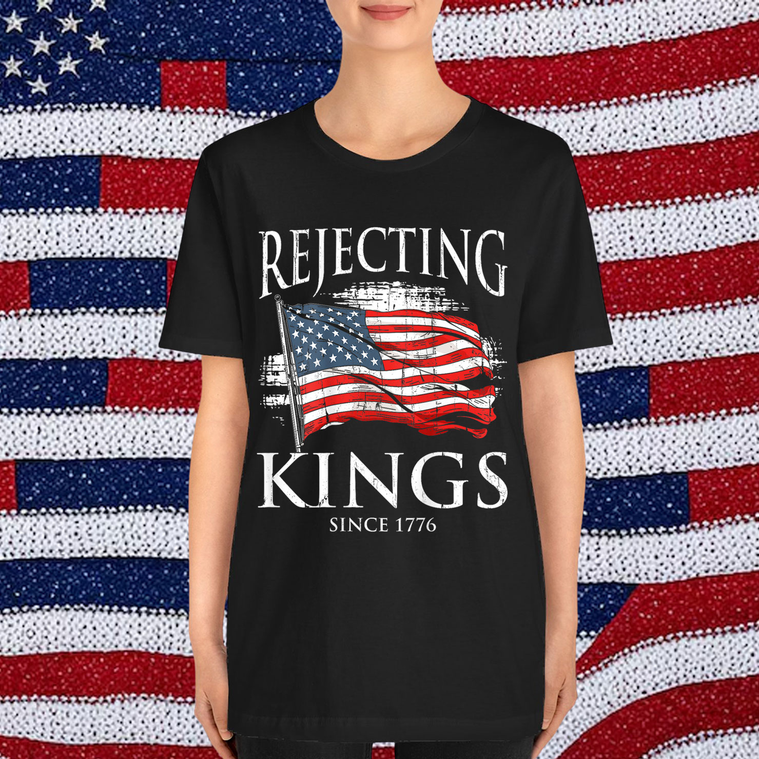 No Kings in America Rejecting Kings Since T-Shirt