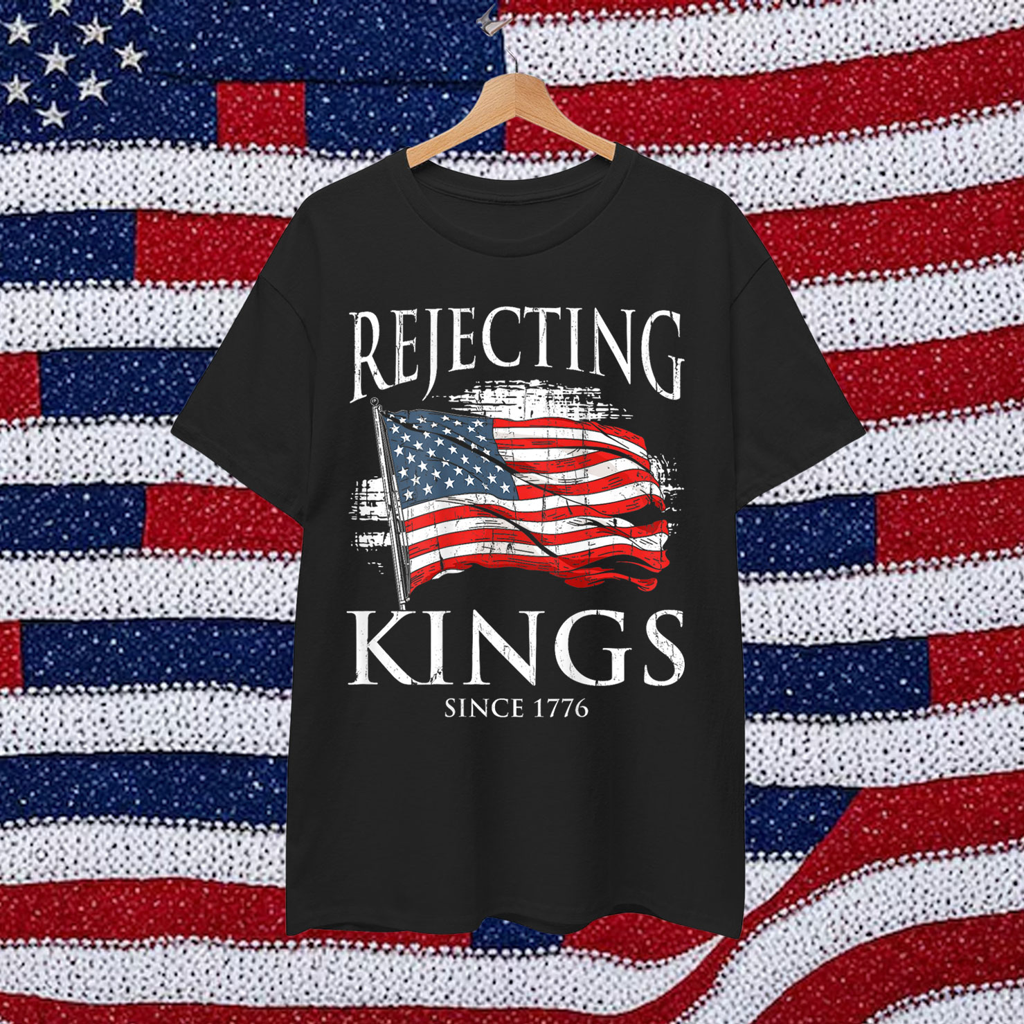 No Kings in America Rejecting Kings Since T-Shirt