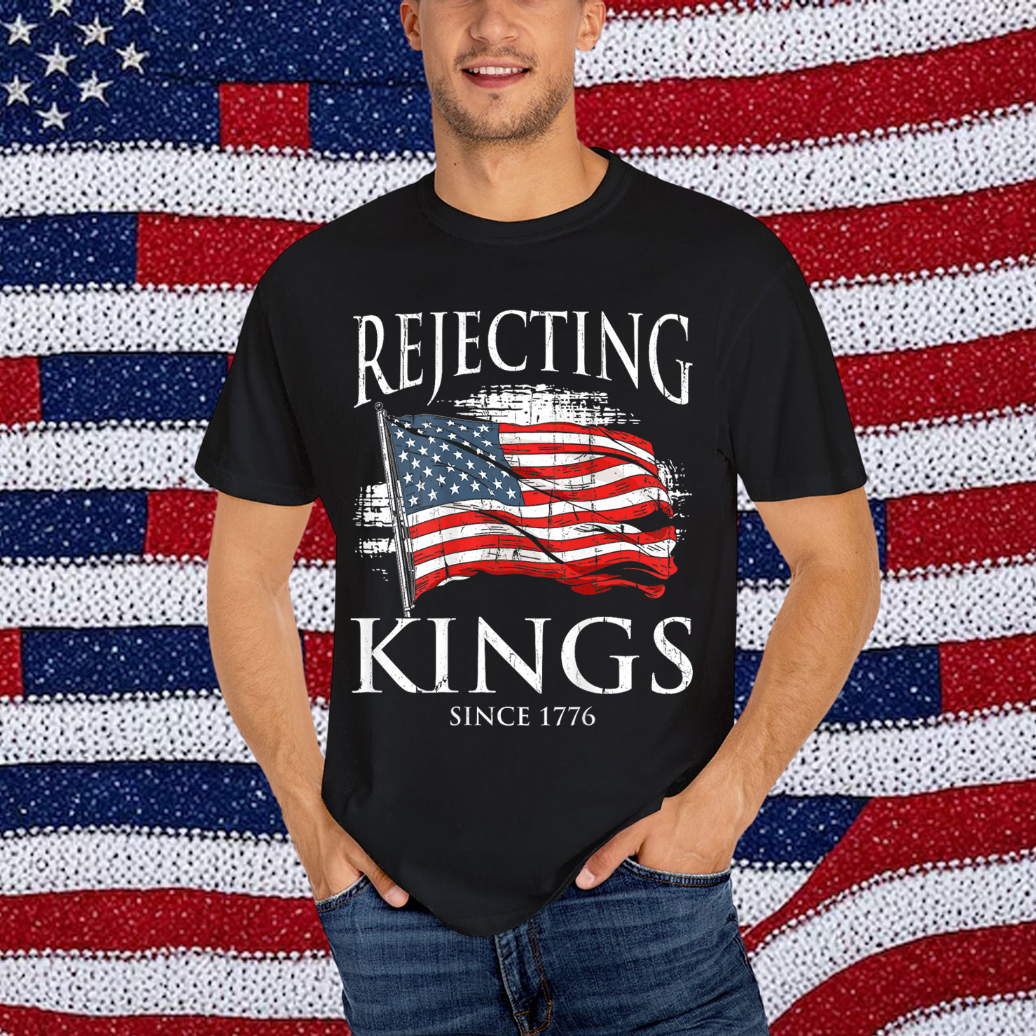 No Kings in America Rejecting Kings Since T-Shirt