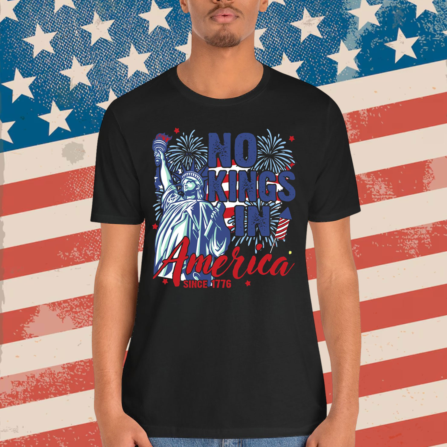 No Kings in America Since 1776 T-Shirt
