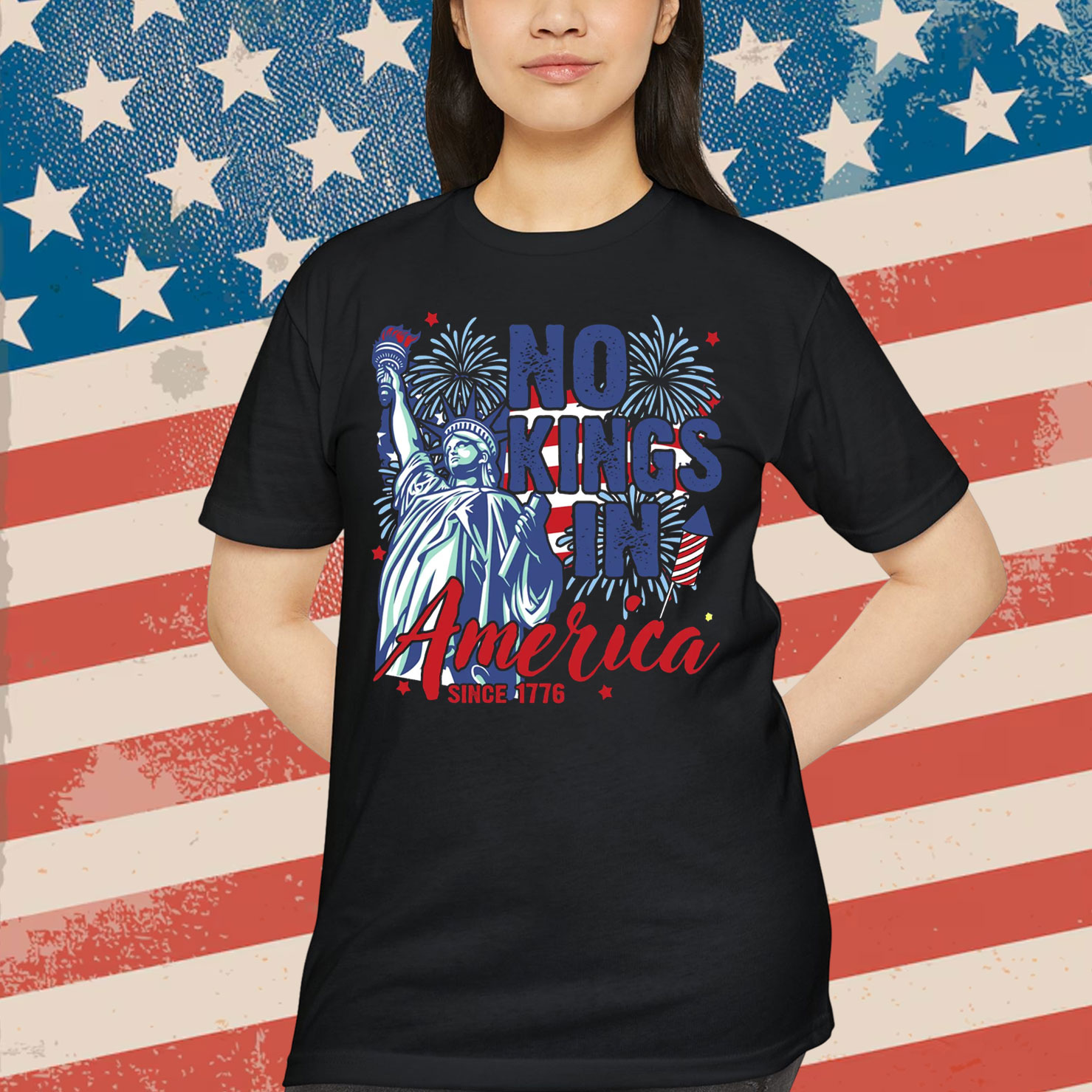 No Kings in America Since 1776 T-Shirt