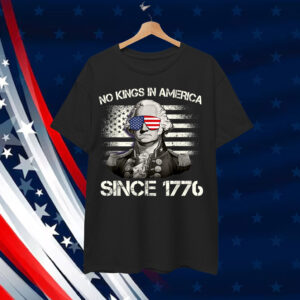 No Kings in America Since 1776 Distressed T-Shirt