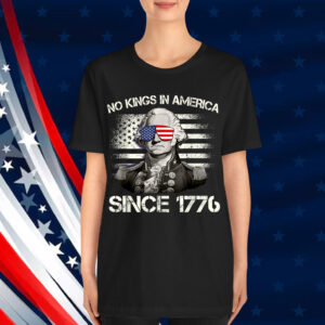 No Kings in America Since 1776 Distressed T-Shirt