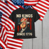 No Kings in America Since 1776 Distressed USA T-Shirt