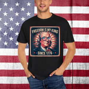 No Kings in America Since 1776 Distressed T-Shirt