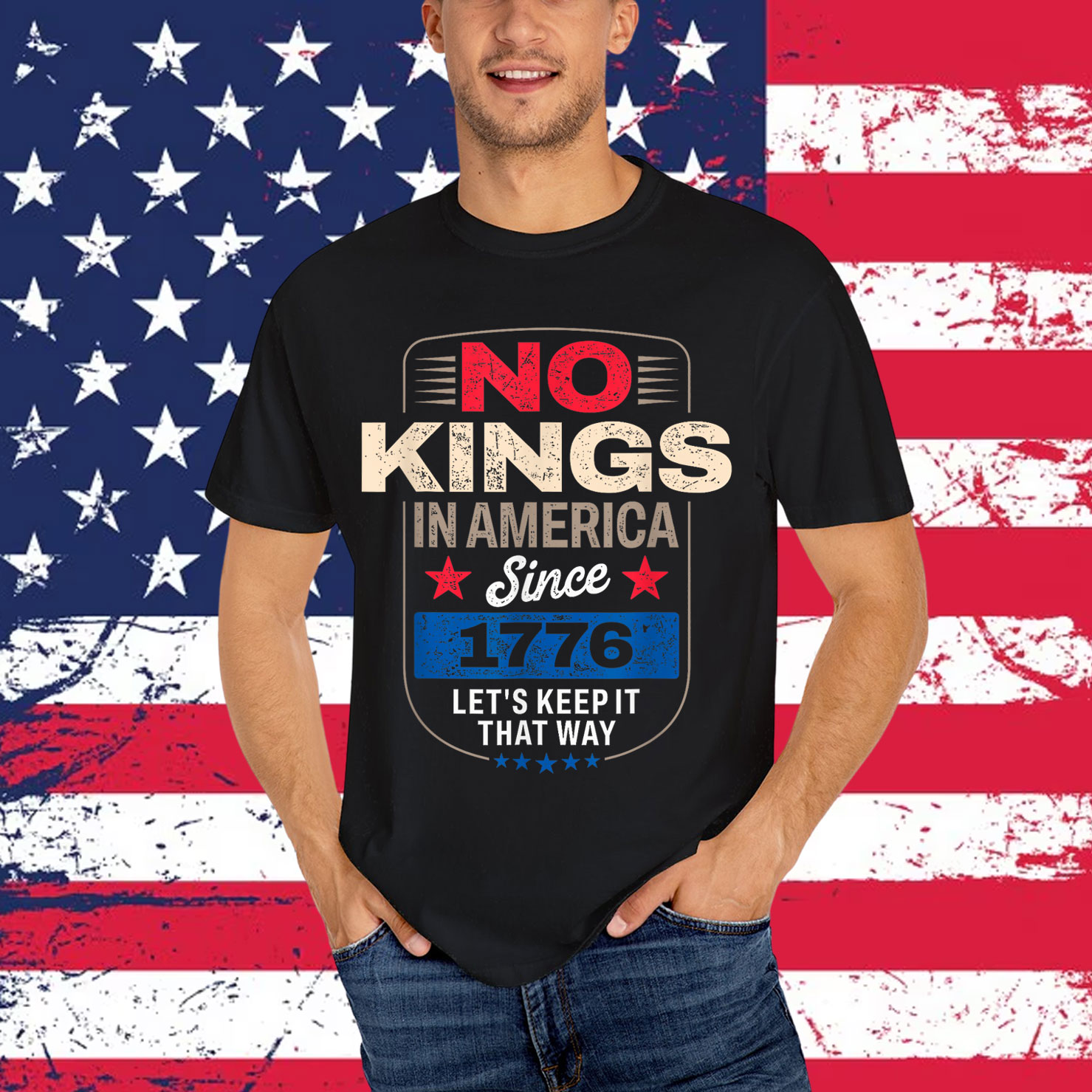 No Kings in America T-Shirt