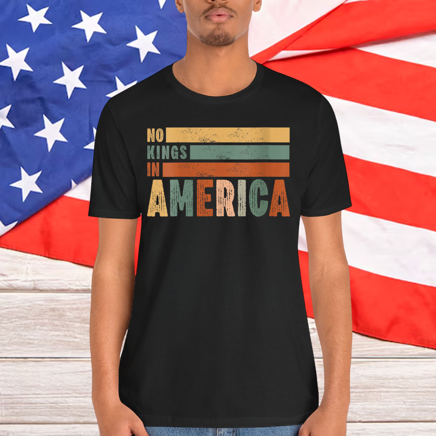 No Kings America Protest Democracy T-Shirt