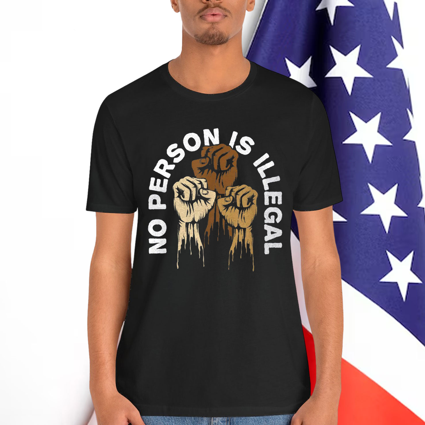 No Person Is Illegal Human Rights Immigrant Freedom Shirt