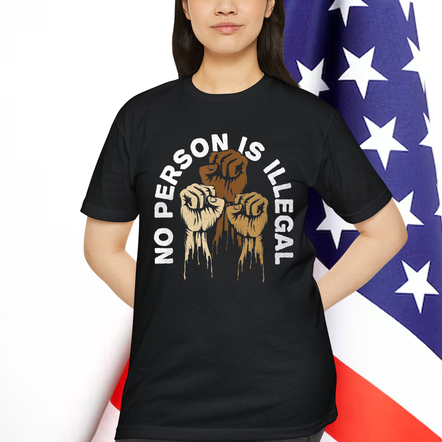 No Person Is Illegal Human Rights Immigrant Freedom Shirt