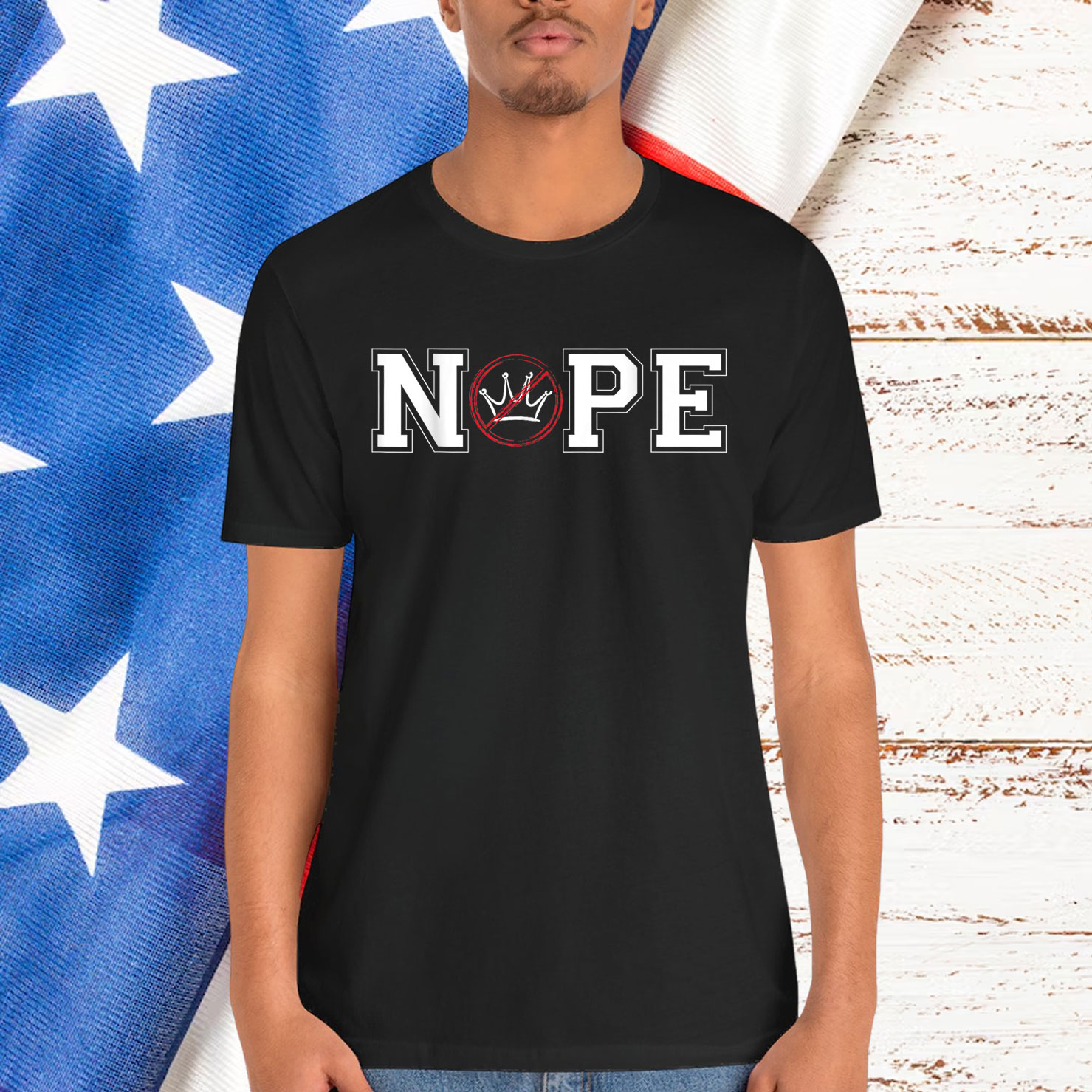 Nope No Kings Feminist Empowerment Political Equality T-Shirt