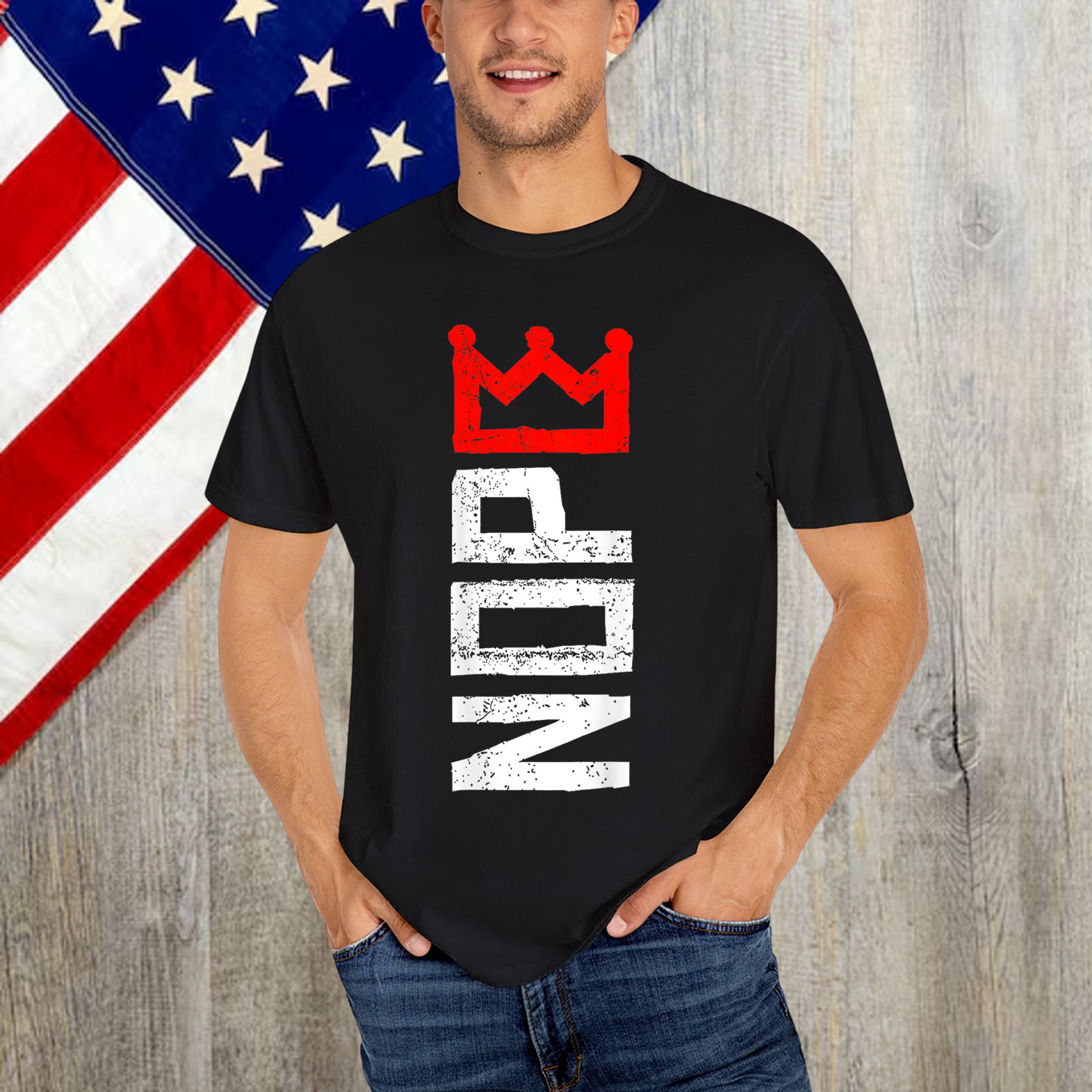Nope Vintage No Kings In America We The People T-Shirt