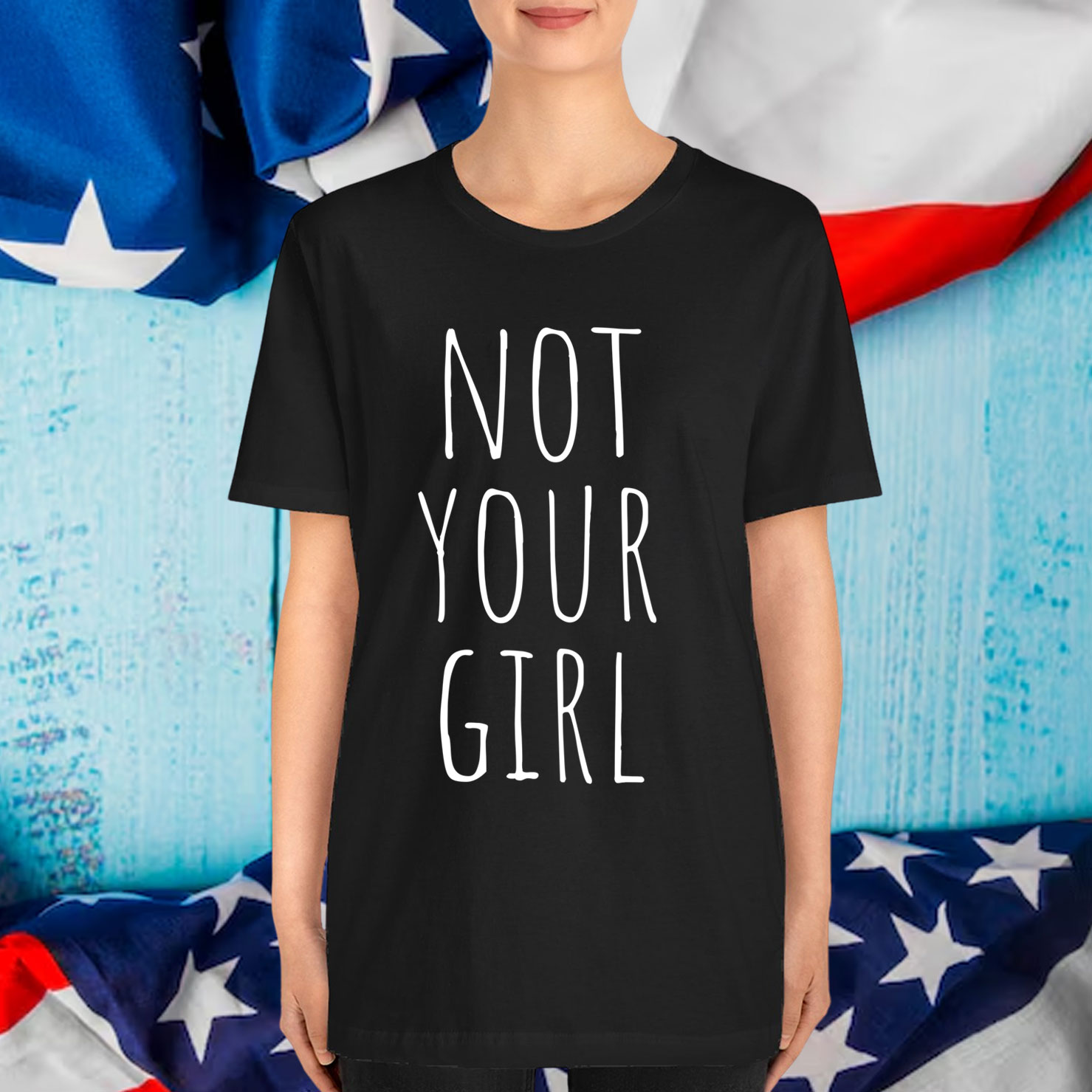 Not Your Girl Girlfriend Wife Relationship Wedding Hands Off T-Shirt