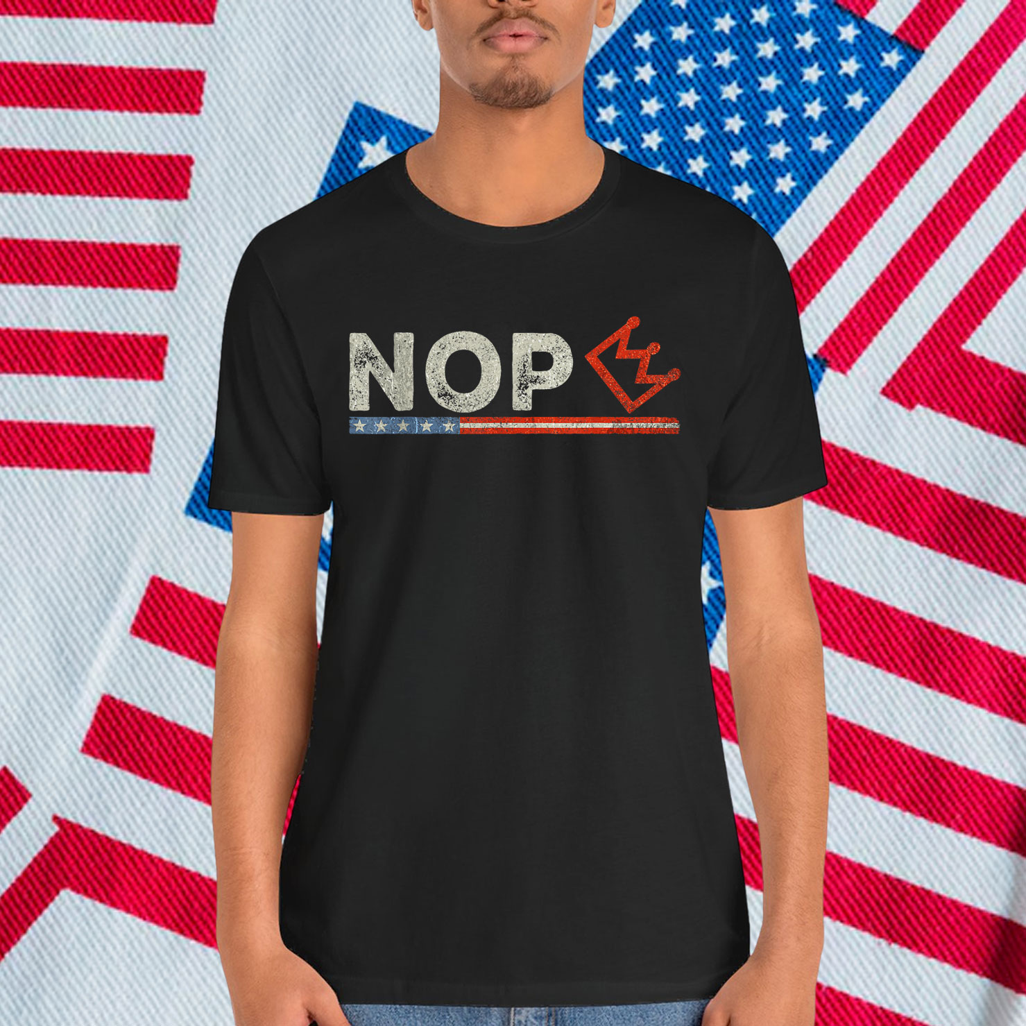Patriotic Pro-Democracy Protest June 14 No Kings In America T-Shirt