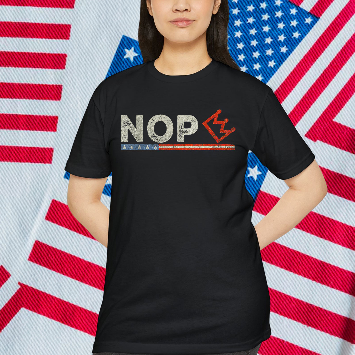 Patriotic Pro-Democracy Protest June 14 No Kings In America T-Shirt