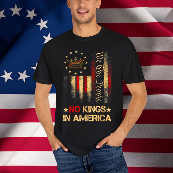 Patriotic Pro-Democracy Protest June 14 No Kings In America T-Shirt