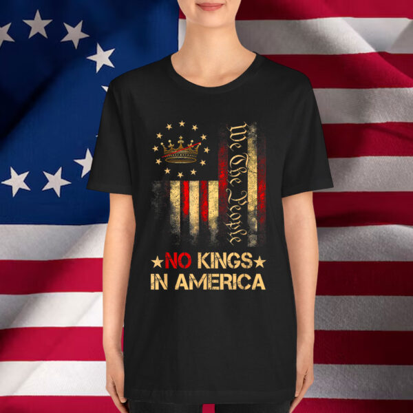 Patriotic Pro-Democracy Protest June 14 No Kings In America T-Shirt