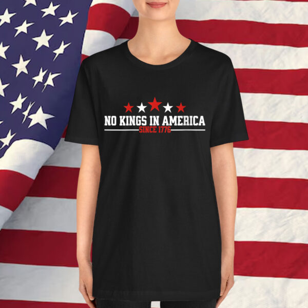 Patriotic Democracy Protest June 14 No Kings In America T-Shirt