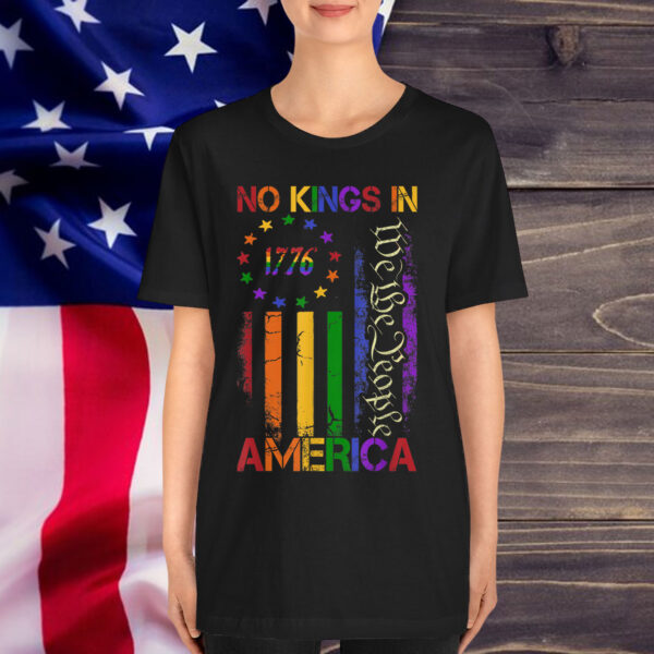 Patriotic Pro-Democracy Protest June 14 No Kings In America T-Shirt