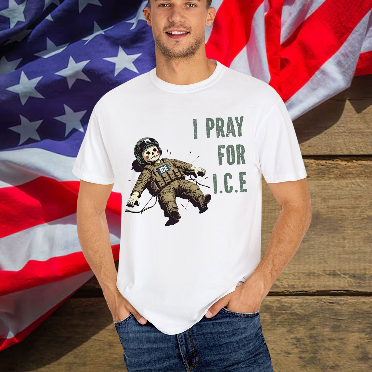 Pray for Ice Anti ICE Shirt