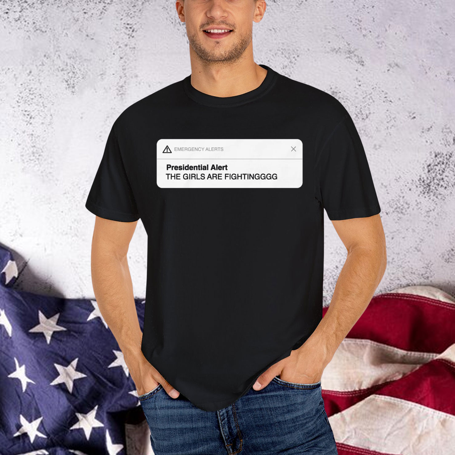 Presidential Alert The Girls Are Fighting T-Shirt