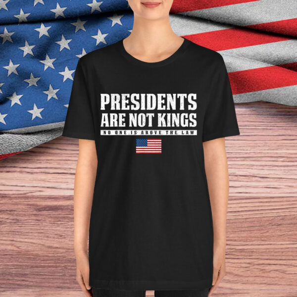 Presidents Are Not Kings USA Flag No Kings In America T-Shirt