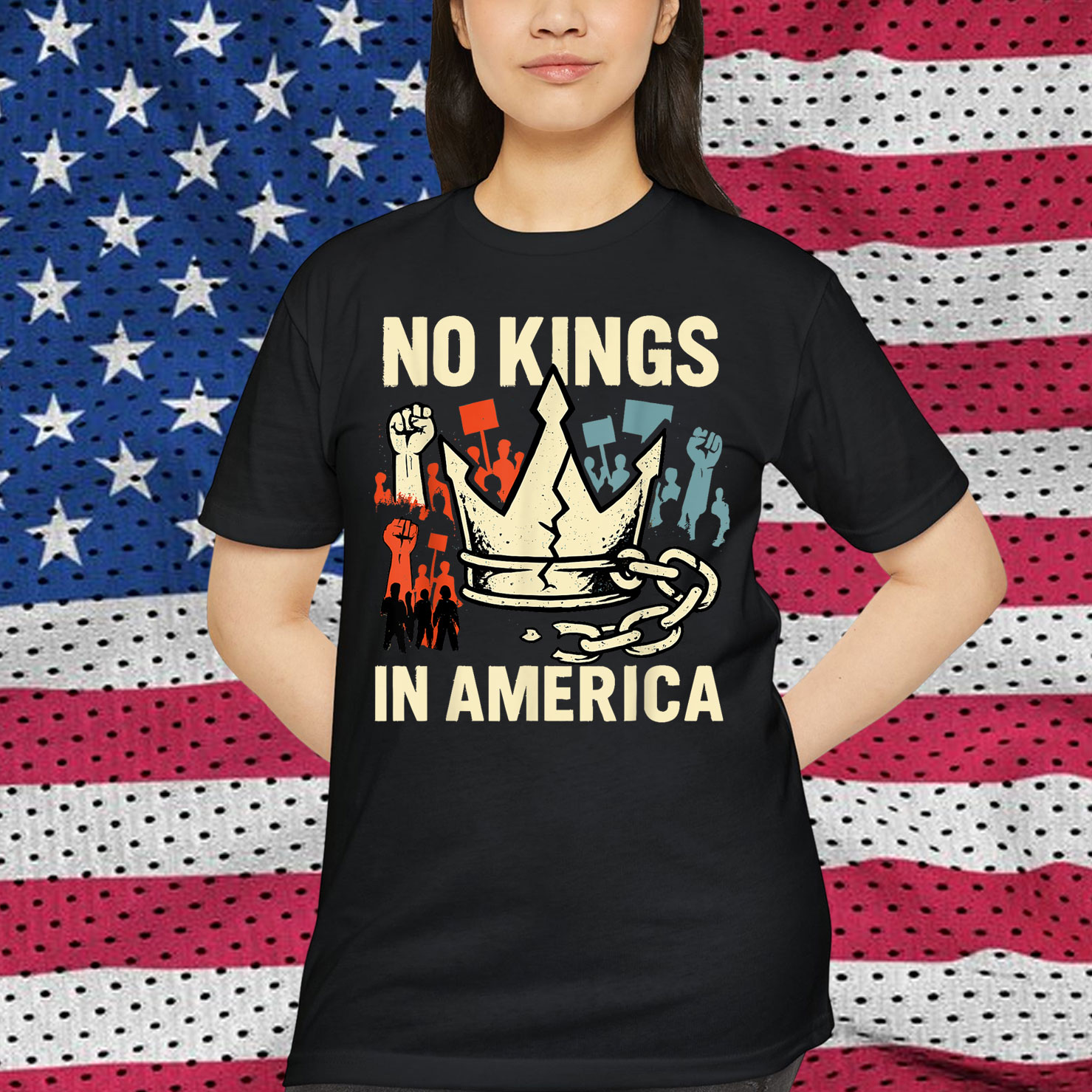 Rejecting Kings Since 1776 4th Of July Protest T-Shirt