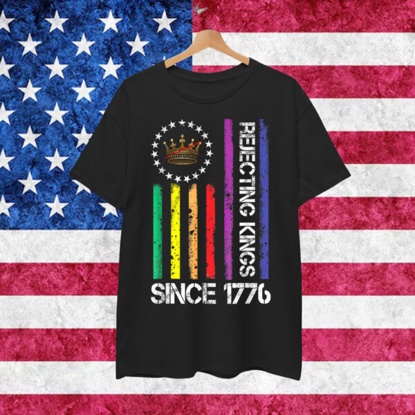 Rejecting Kings Since 1776 American Vintage T-Shirt