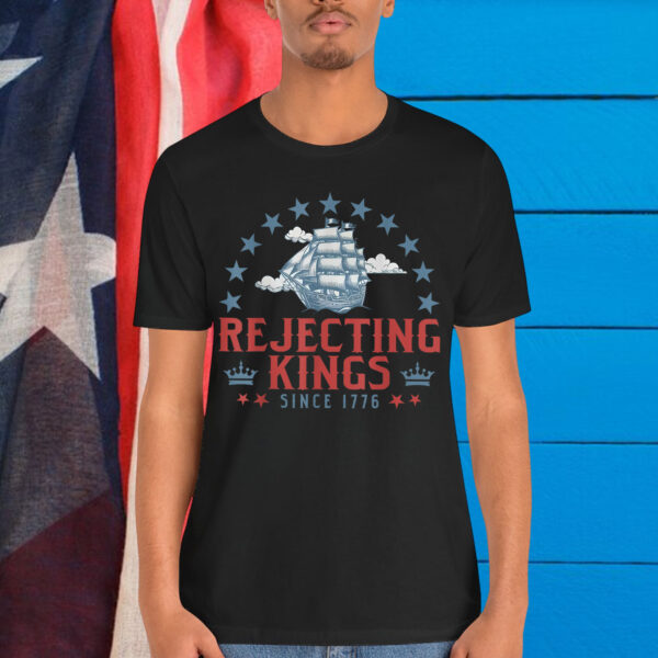 Rejecting Kings Since 1776 Bald Eagle T-Shirt