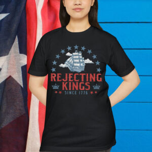Rejecting Kings Since 1776 Bald Eagle T-Shirt