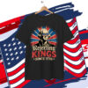 Rejecting Kings Since 1776 Distressed USA Vintage T-Shirt