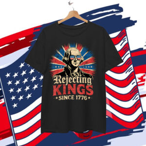 Rejecting Kings Since 1776 Distressed USA Vintage T-Shirt