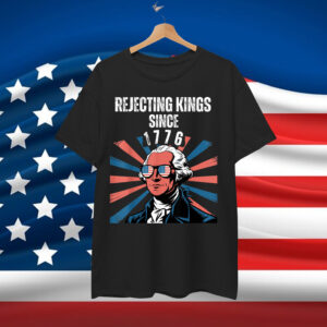 Rejecting Kings Since 1776 Distressed USA T-Shirt